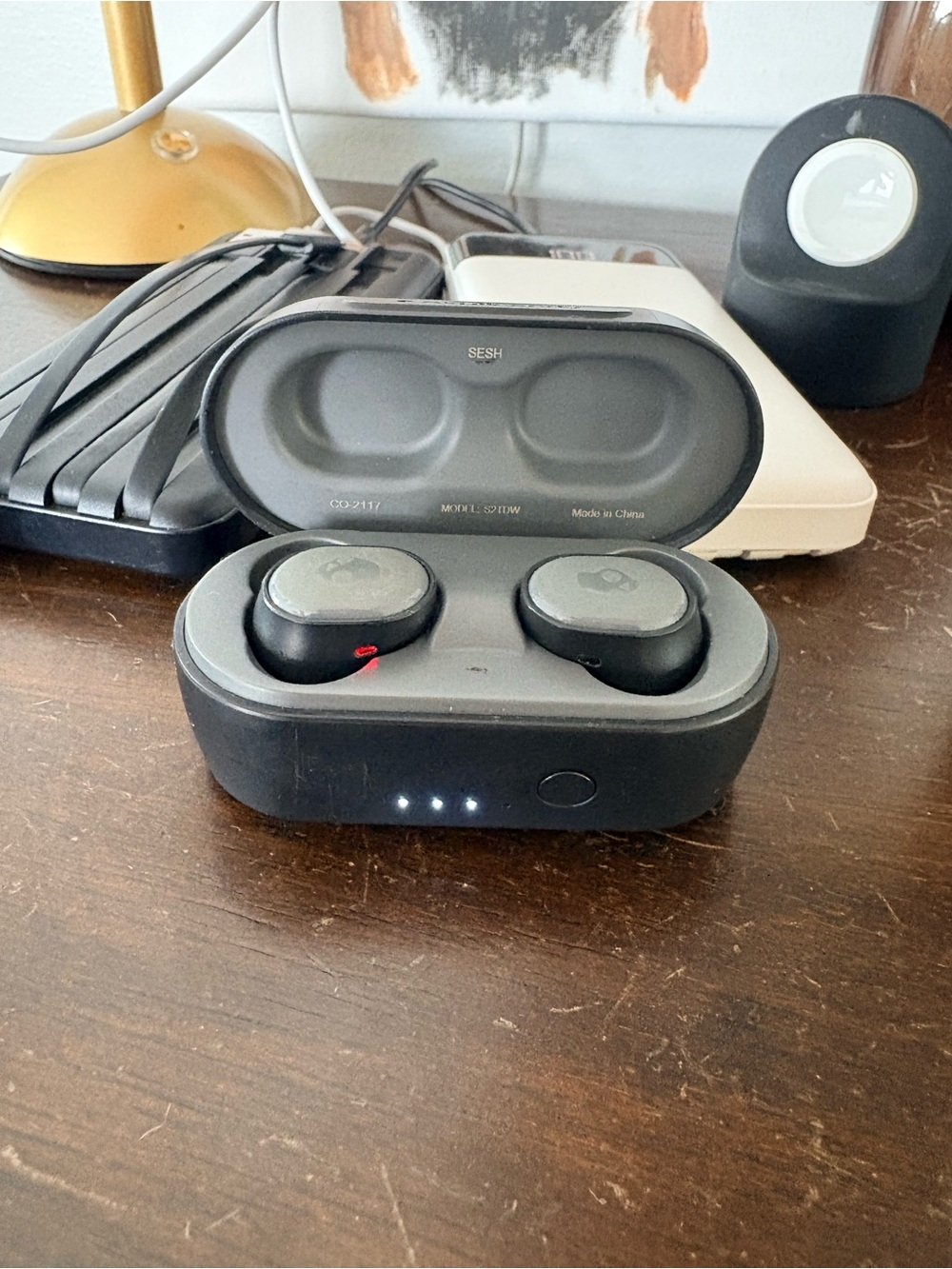 Skullcandy True Wireless Earbuds in Black with Charging Case